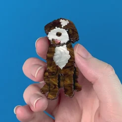 Terrific Truffle Hunter Brooch