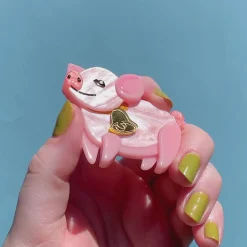 That'Ll Do Pig Brooch