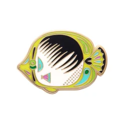 The Bedazzling Butterflyfish Enamel Pin
