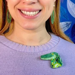 The Big Saltie Croc Brooch