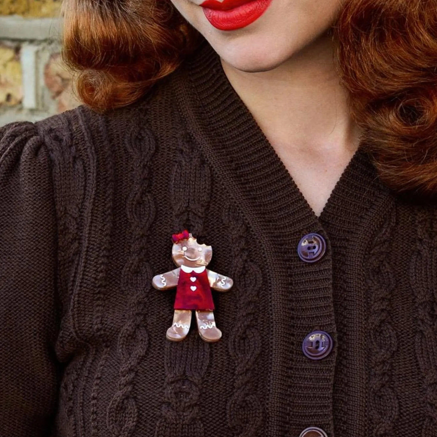 The Bite Before Christmas Brooch