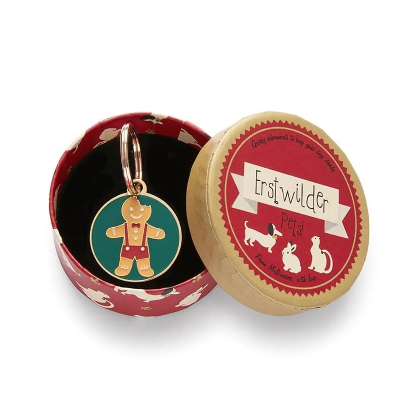 The Bite Before Christmas Enamel Pet Charm