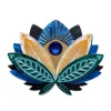 The Blue Lotus Brooch