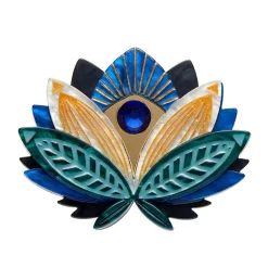 The Blue Lotus Brooch