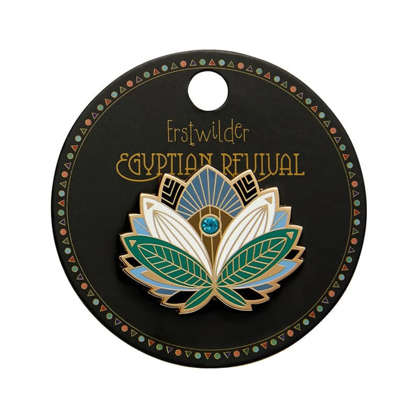The Blue Lotus Enamel Pin
