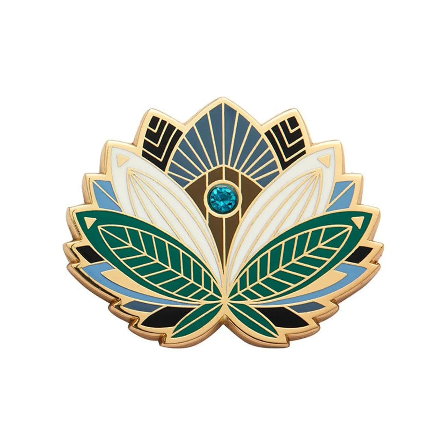 The Blue Lotus Enamel Pin