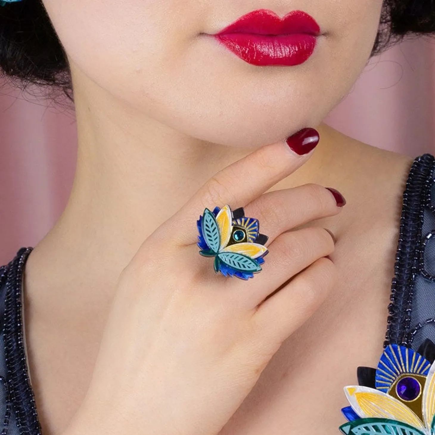 The Blue Lotus Ring