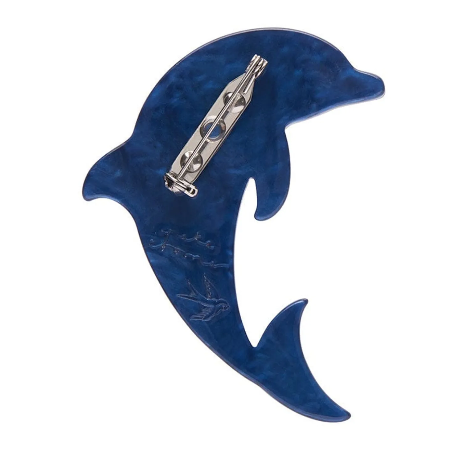 The Boastful Bottlenose Dolphin Brooch