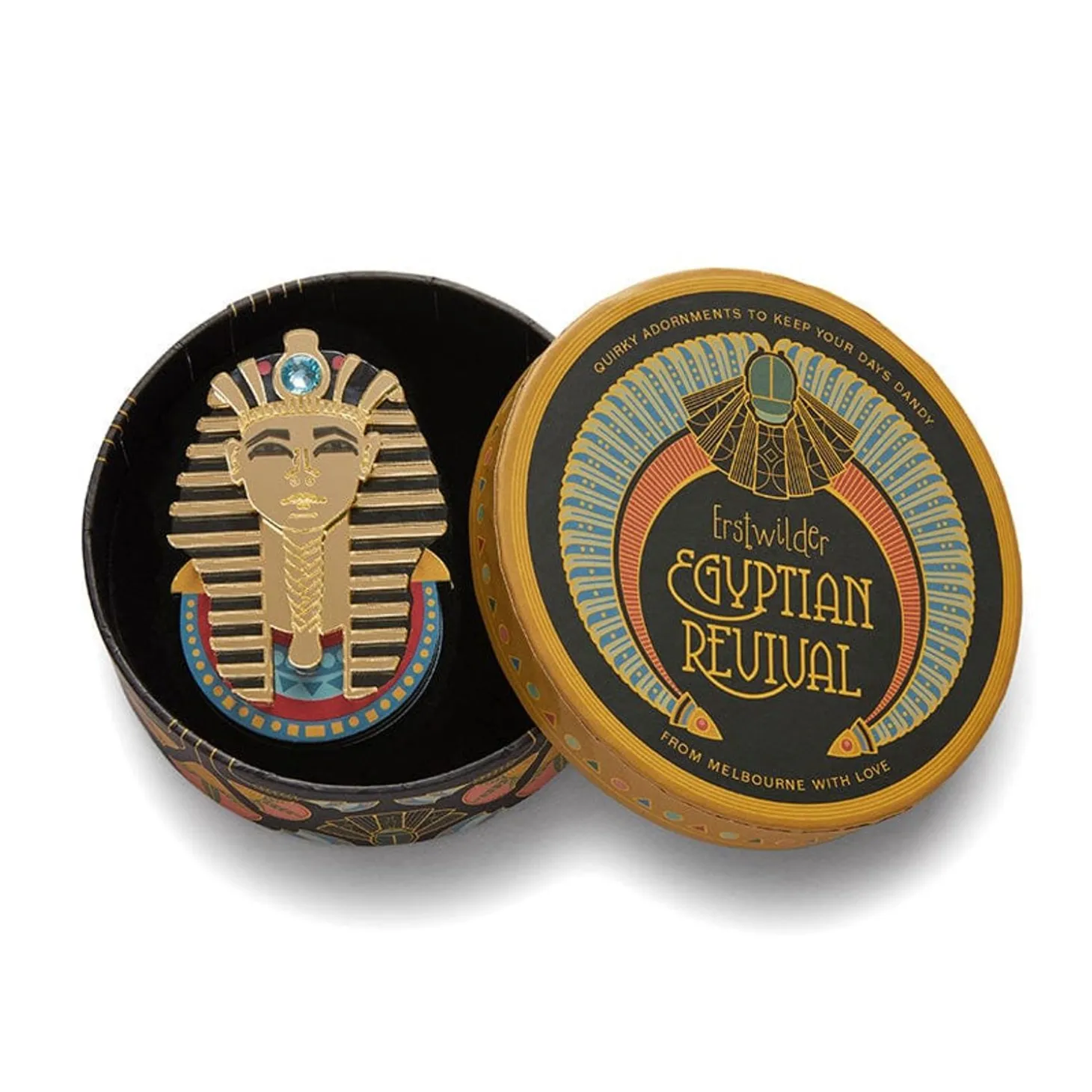 The Boy King Tutankhamun Brooch