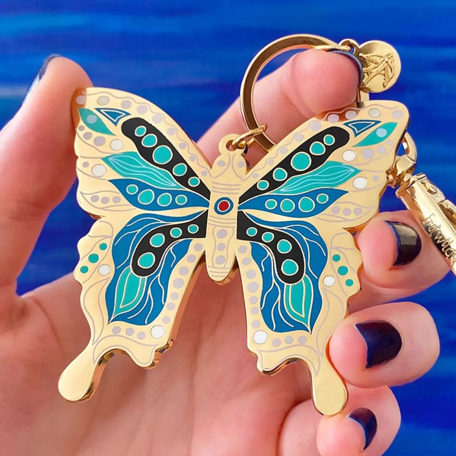 The Butterfly 'Gunggamburra' Key Ring