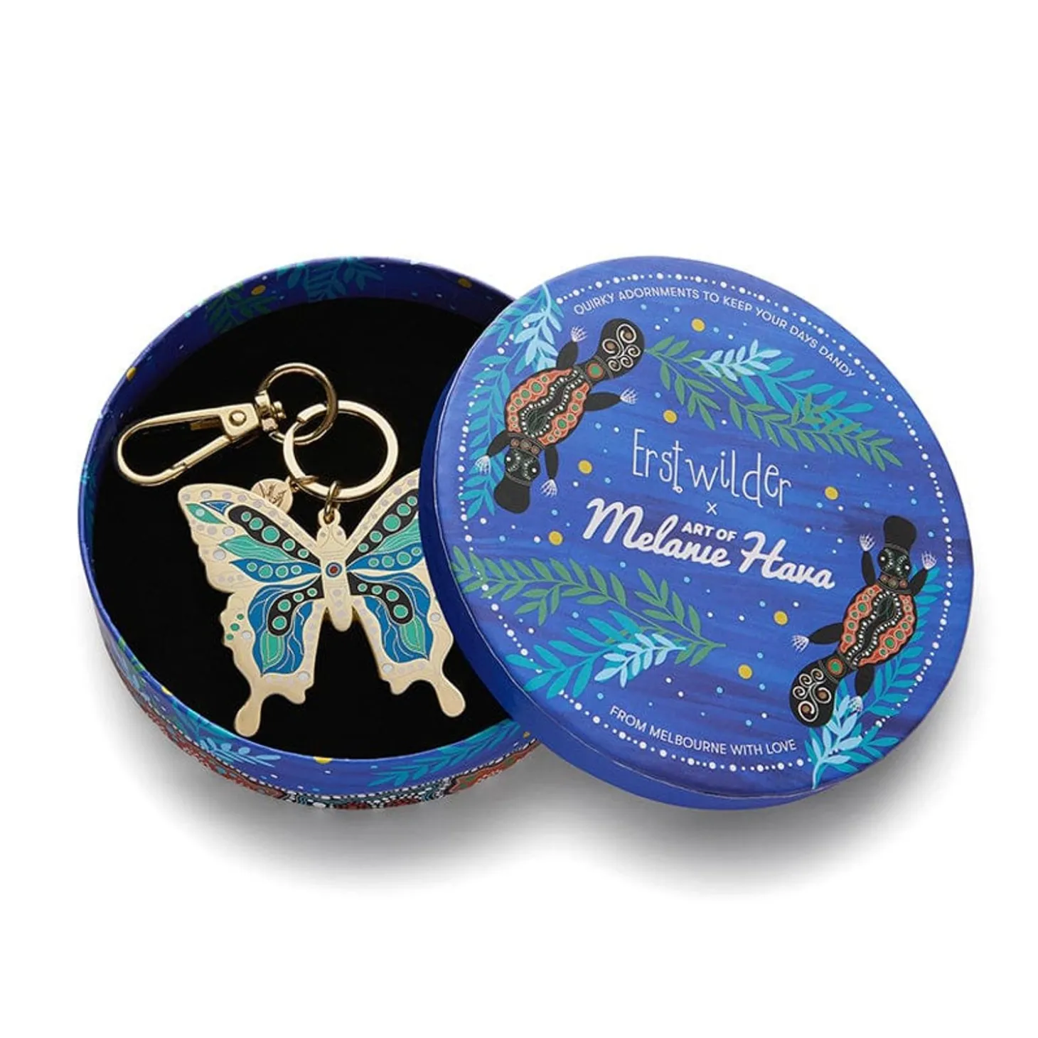 The Butterfly 'Gunggamburra' Key Ring