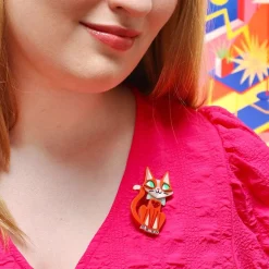 The Cat'S Meow Brooch