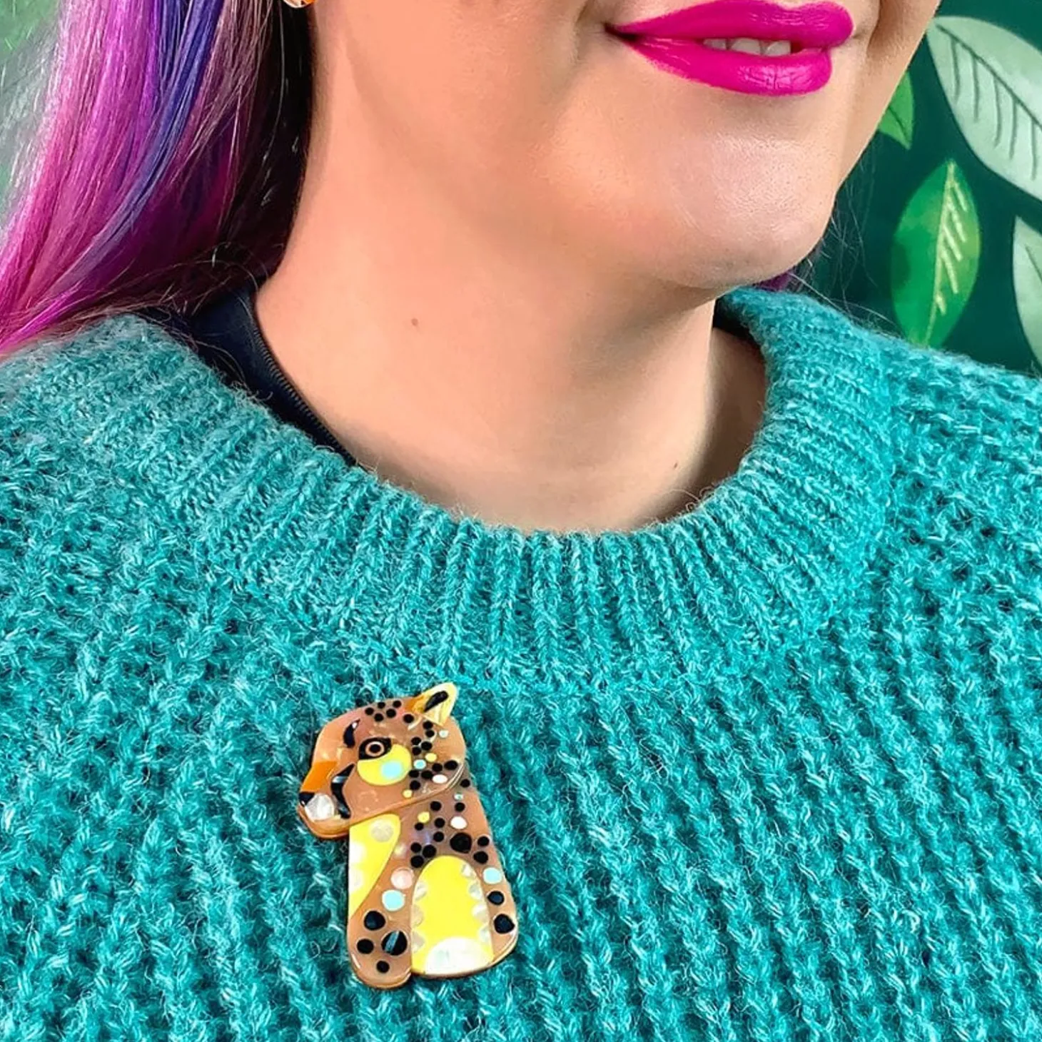 The Choosy Cheetah Brooch