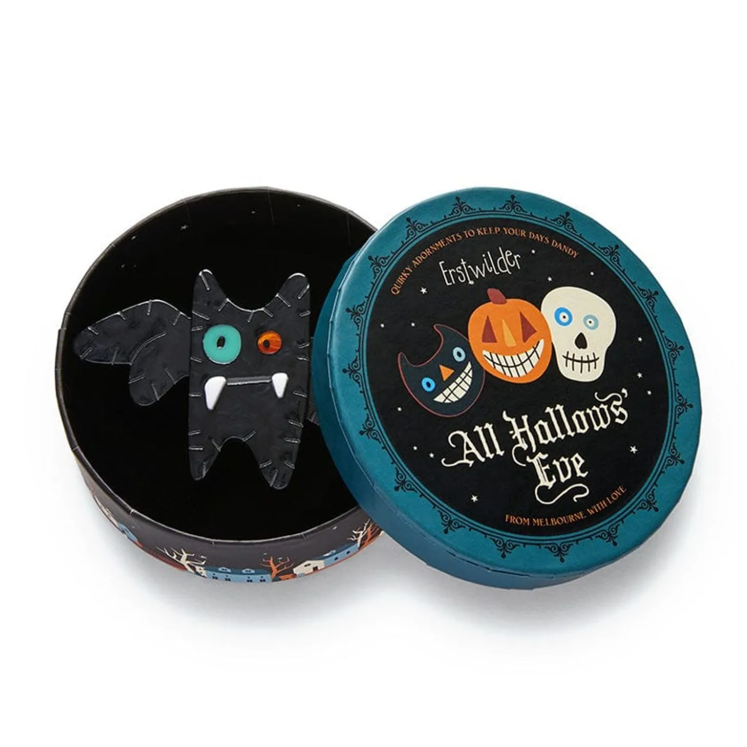 The Crafty Bat Brooch