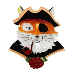 The Cunning Captain Fox Brooch
