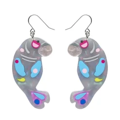 The Dutiful Dugong Drop Earrings