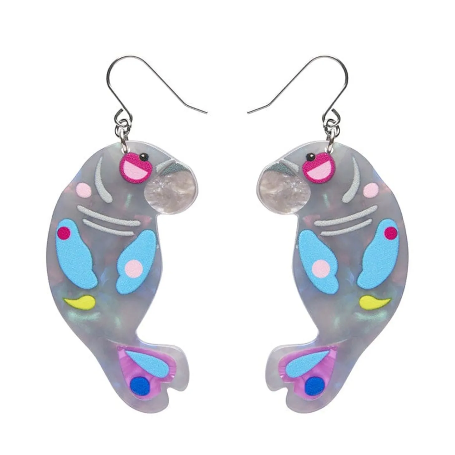 The Dutiful Dugong Drop Earrings