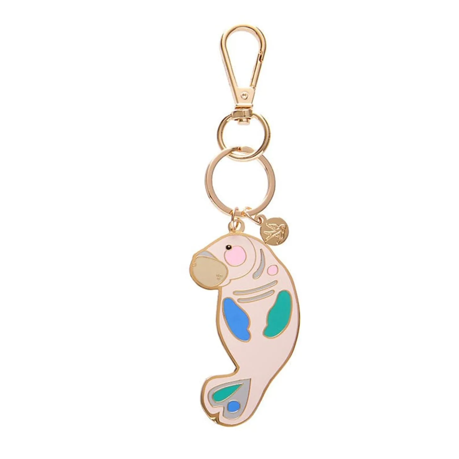 The Dutiful Dugong Enamel Key Ring