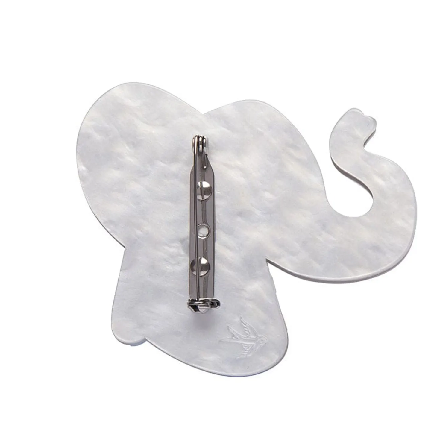 The Elated Elephant Brooch
