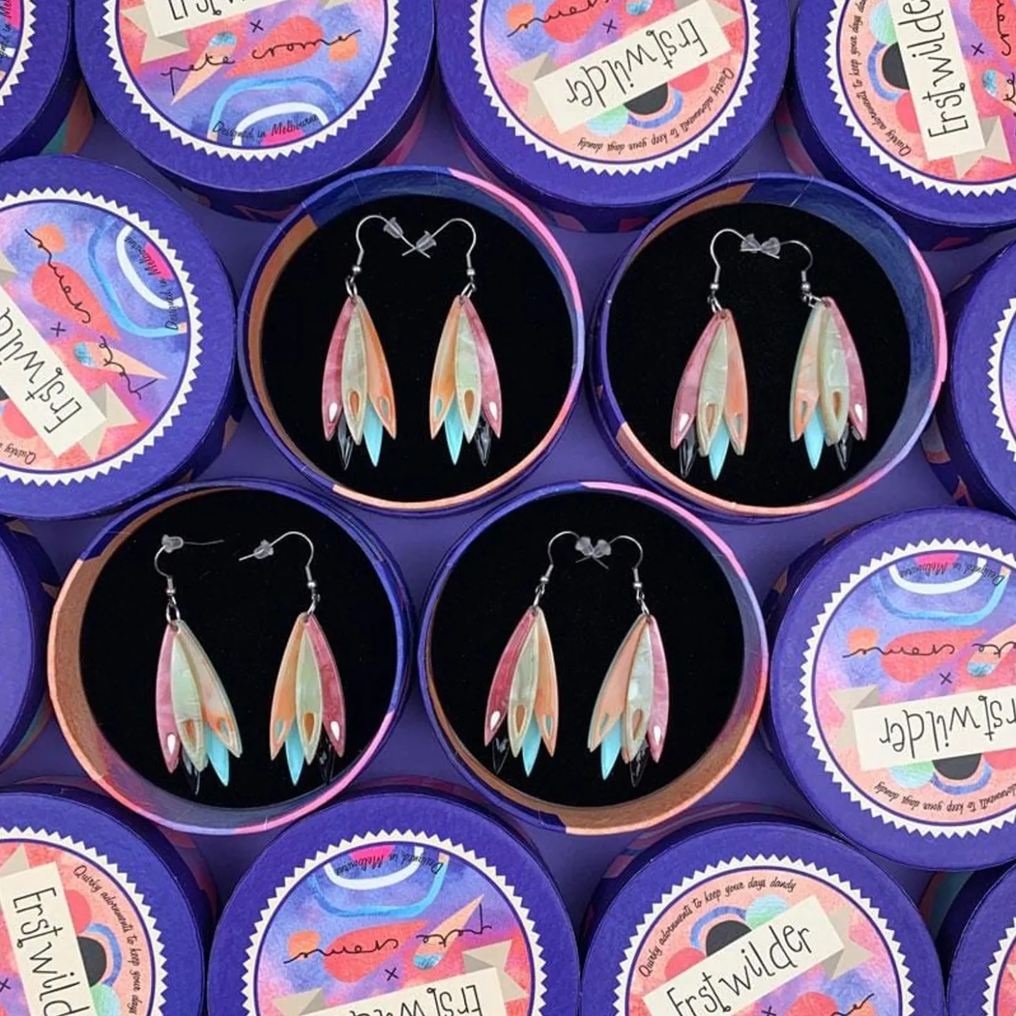 The Elusive Echidna Drop Earrings