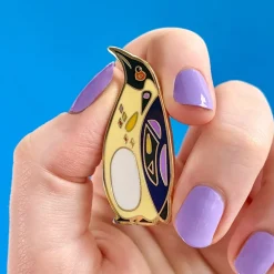 The Emboldened Emperor Penguin Enamel Pin
