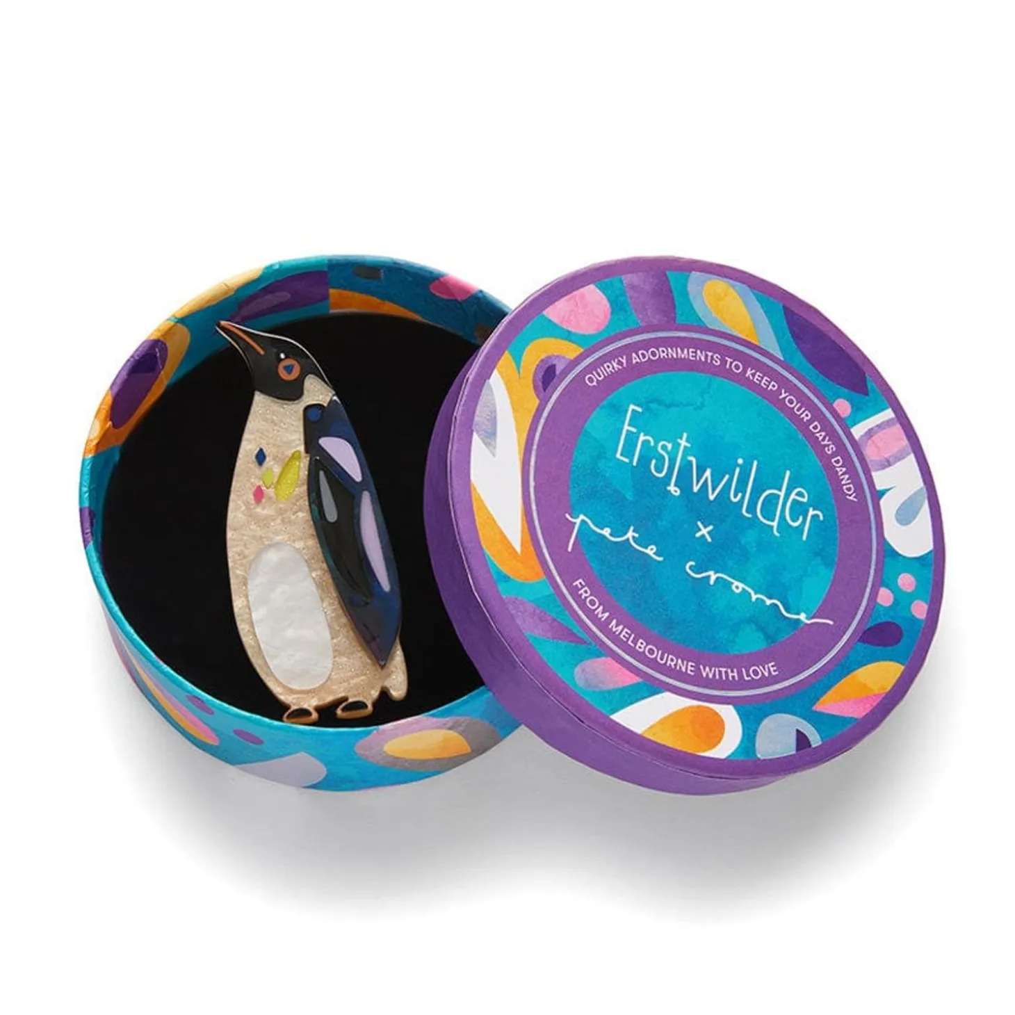The Emboldened Emperor Penguin Brooch