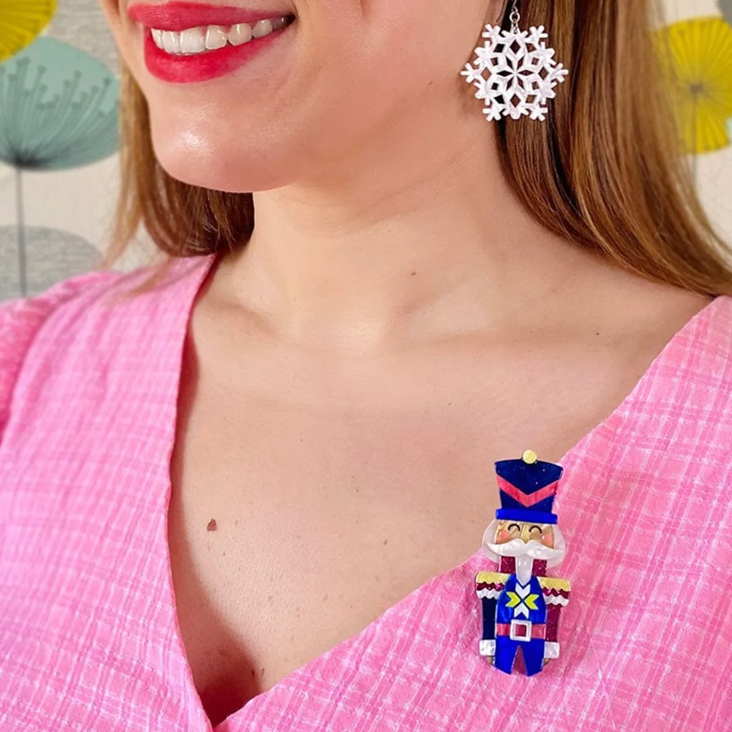 The Festive Soldier Brooch