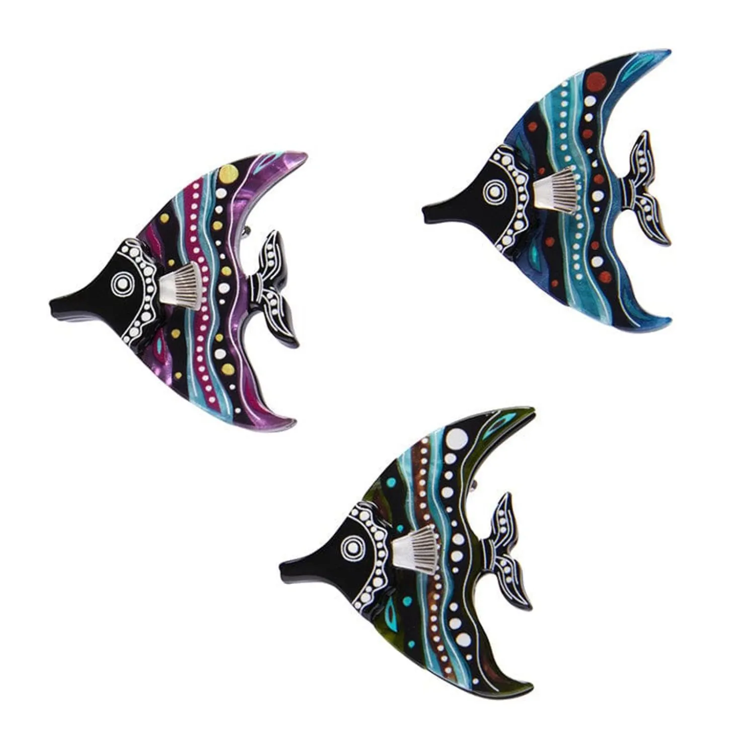 The Fish 'Guya' Mini Brooch Set