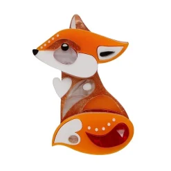 The Footloose Fox Brooch
