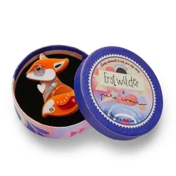 The Footloose Fox Brooch