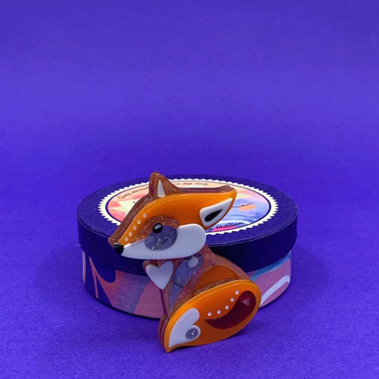 The Footloose Fox Brooch