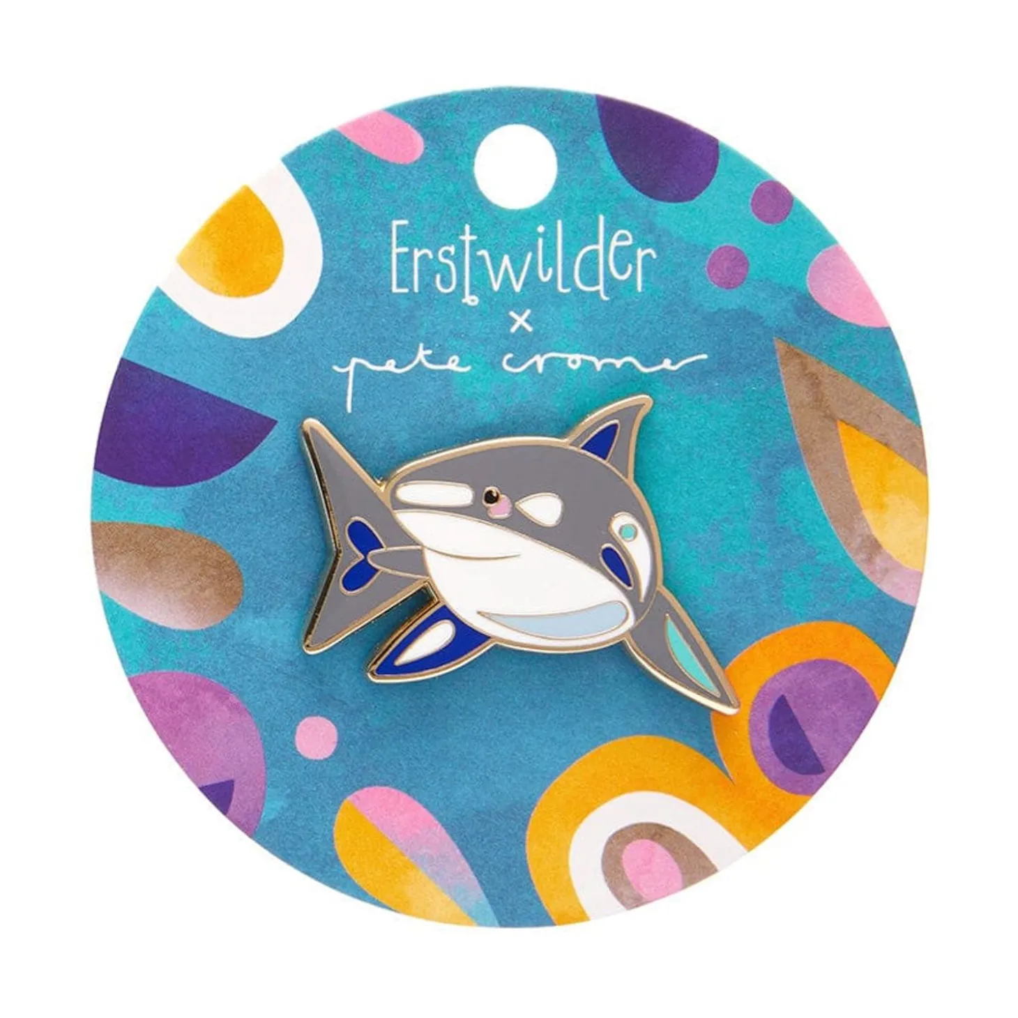 The Guileless Great White Shark Enamel Pin