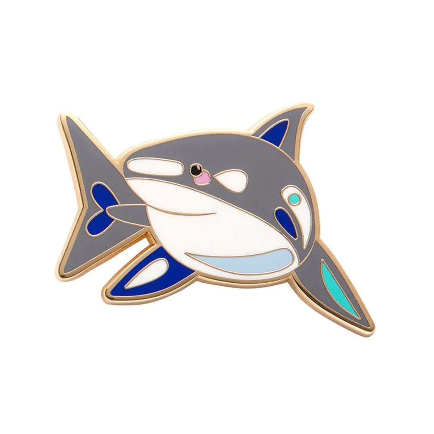 The Guileless Great White Shark Enamel Pin