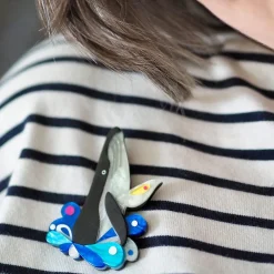 The Halcyon Humpback Whale Brooch