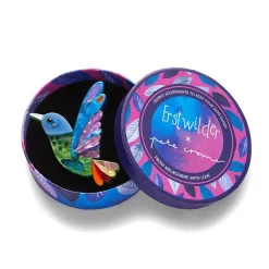 The Hardworking Hummingbird Brooch