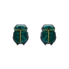 The Heart Of Egypt Scarab Stud Earrings