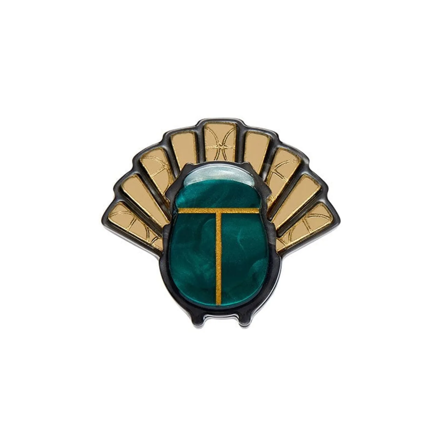The Heart Of Egypt Scarab Ring