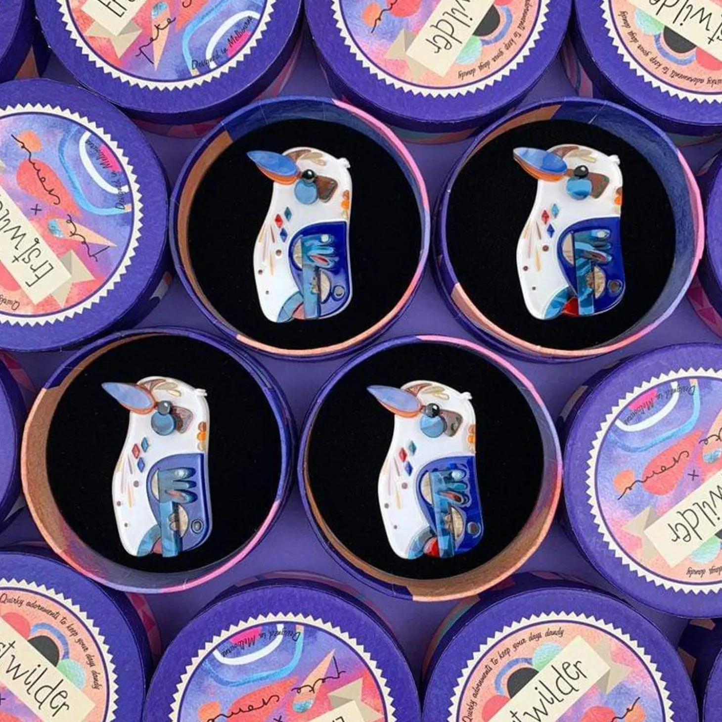 The Kempt Kookaburra Brooch