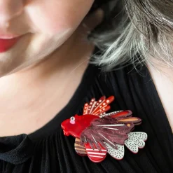 The Lavish Lionfish Brooch