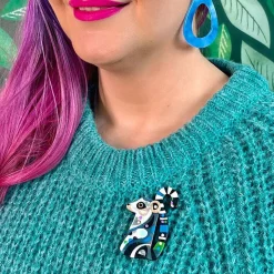 The Learned Lemur Brooch