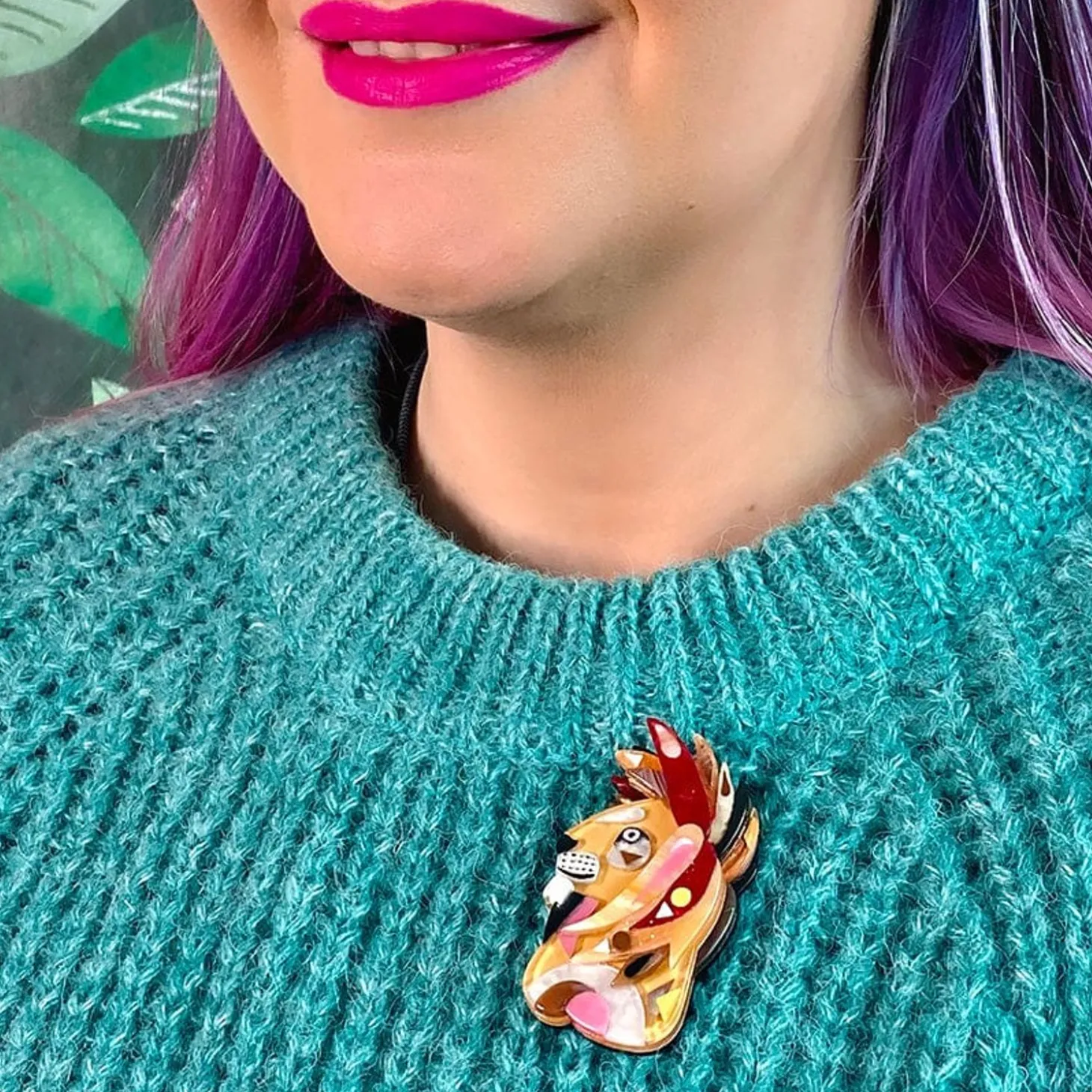 The Liberated Lion Brooch