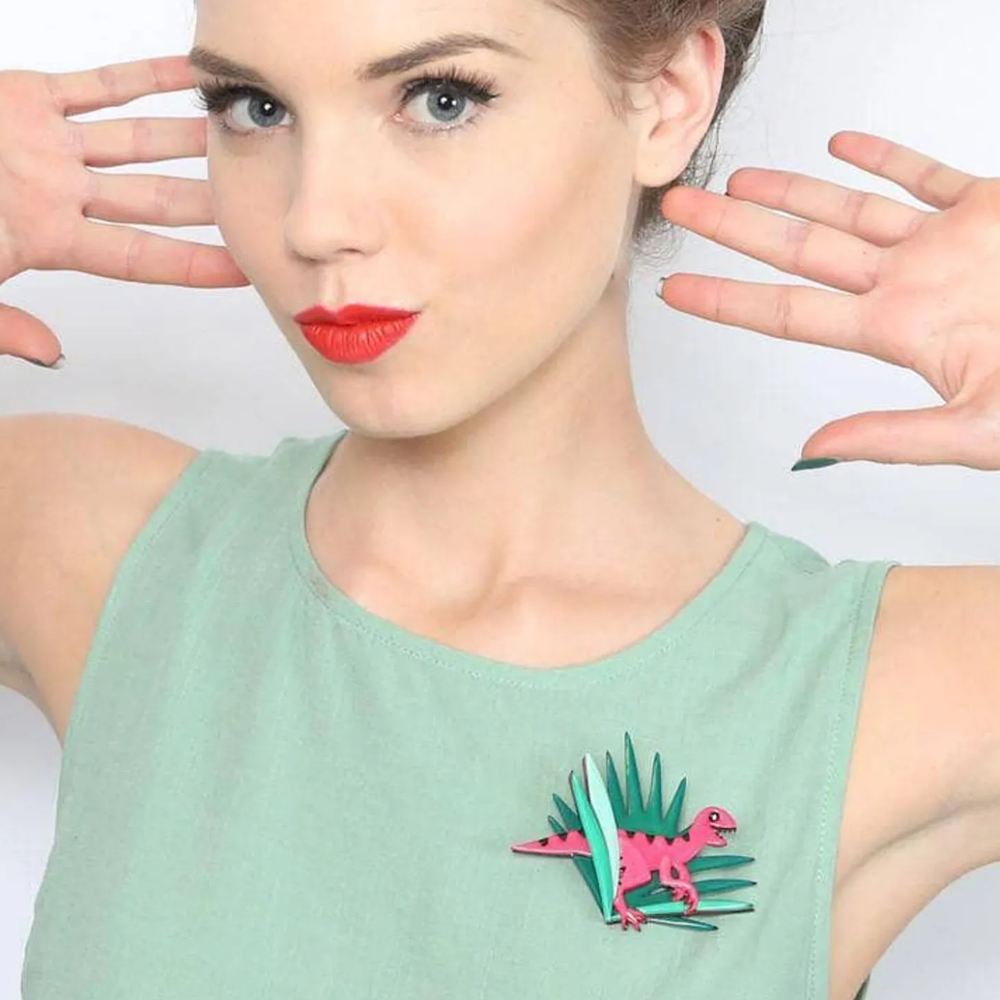 The Lone Raptor Brooch
