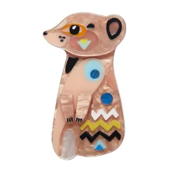 The Masterful Meerkat Brooch
