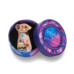 The Masterful Meerkat Mini Brooch