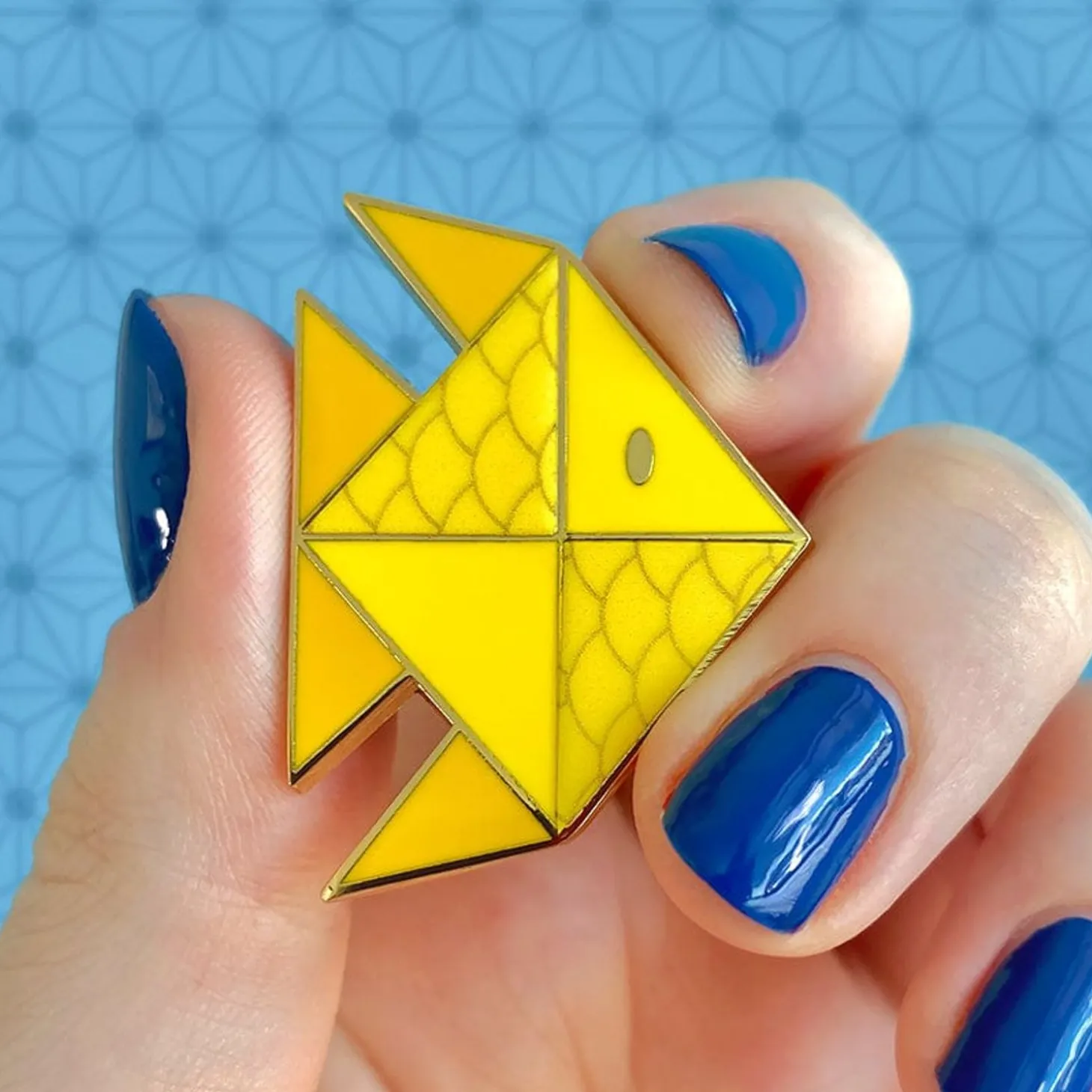 The Memorable Goldfish Enamel Pin