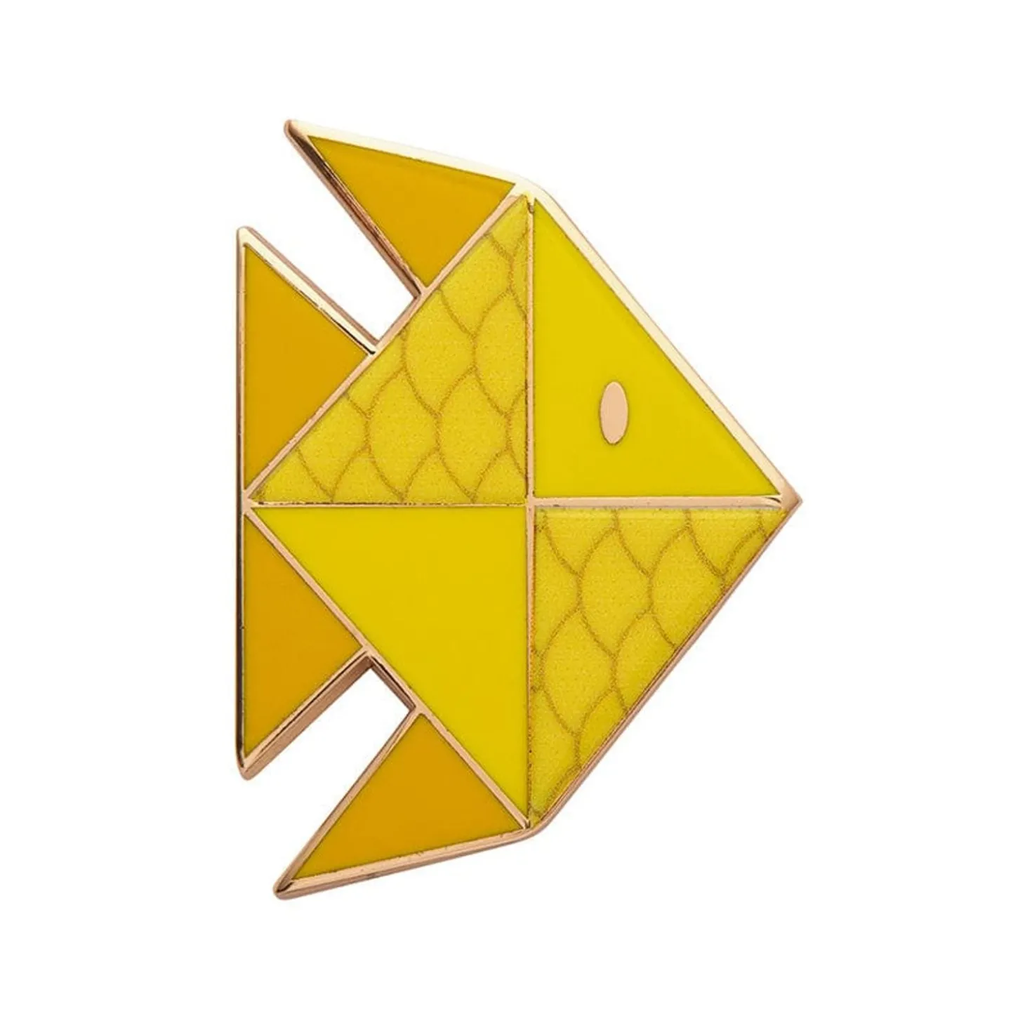 The Memorable Goldfish Enamel Pin