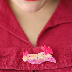 The Nebulous Nudibranch Brooch