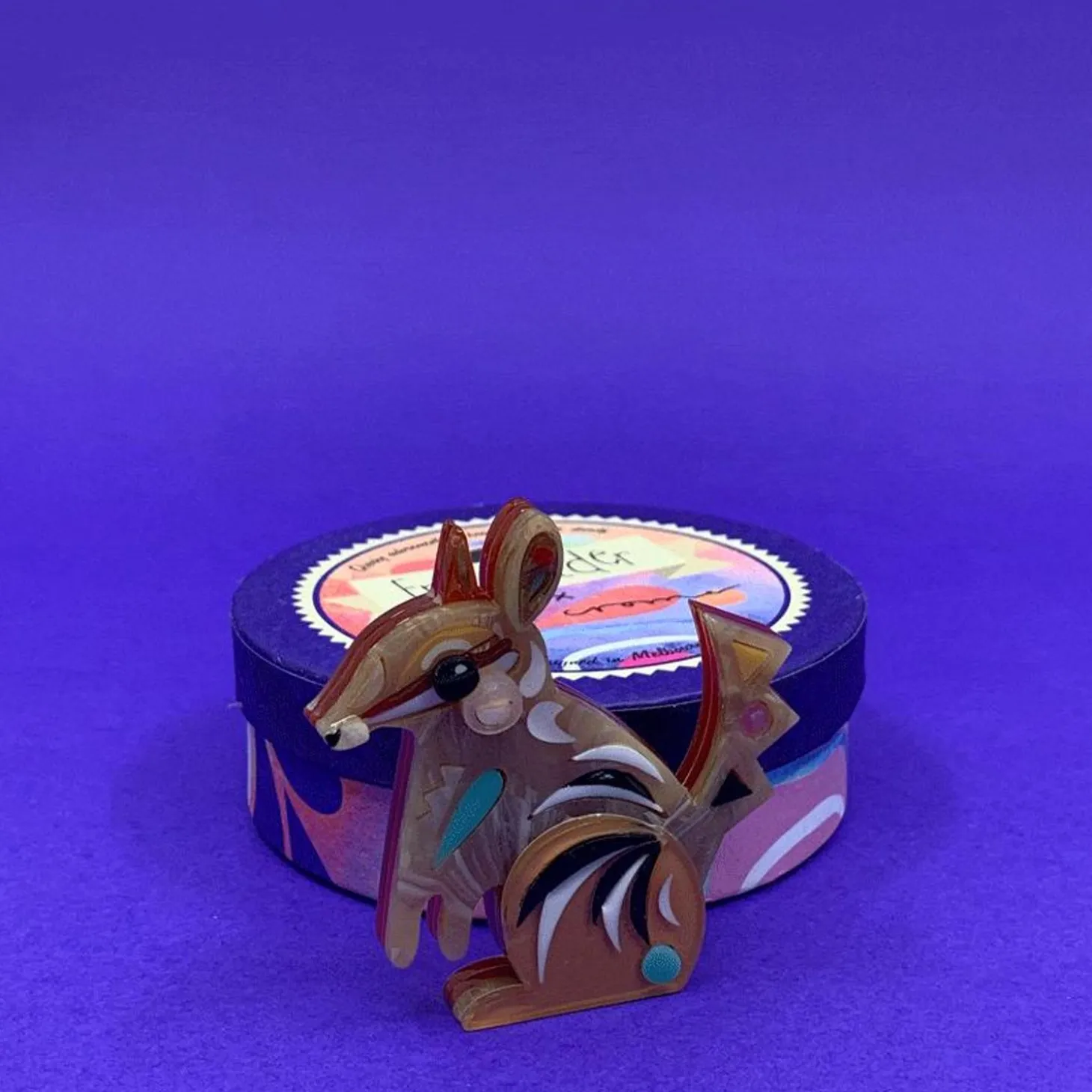 The Notorious Numbat Brooch