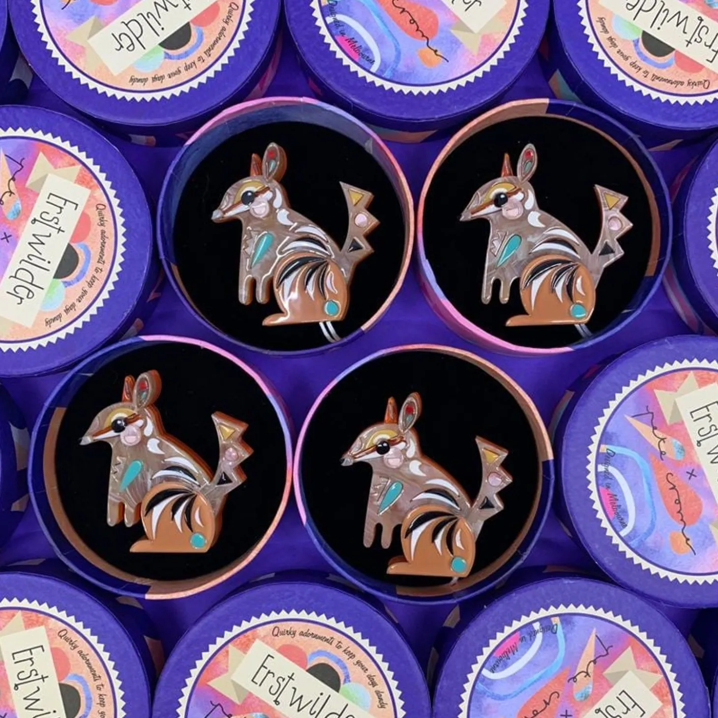 The Notorious Numbat Brooch