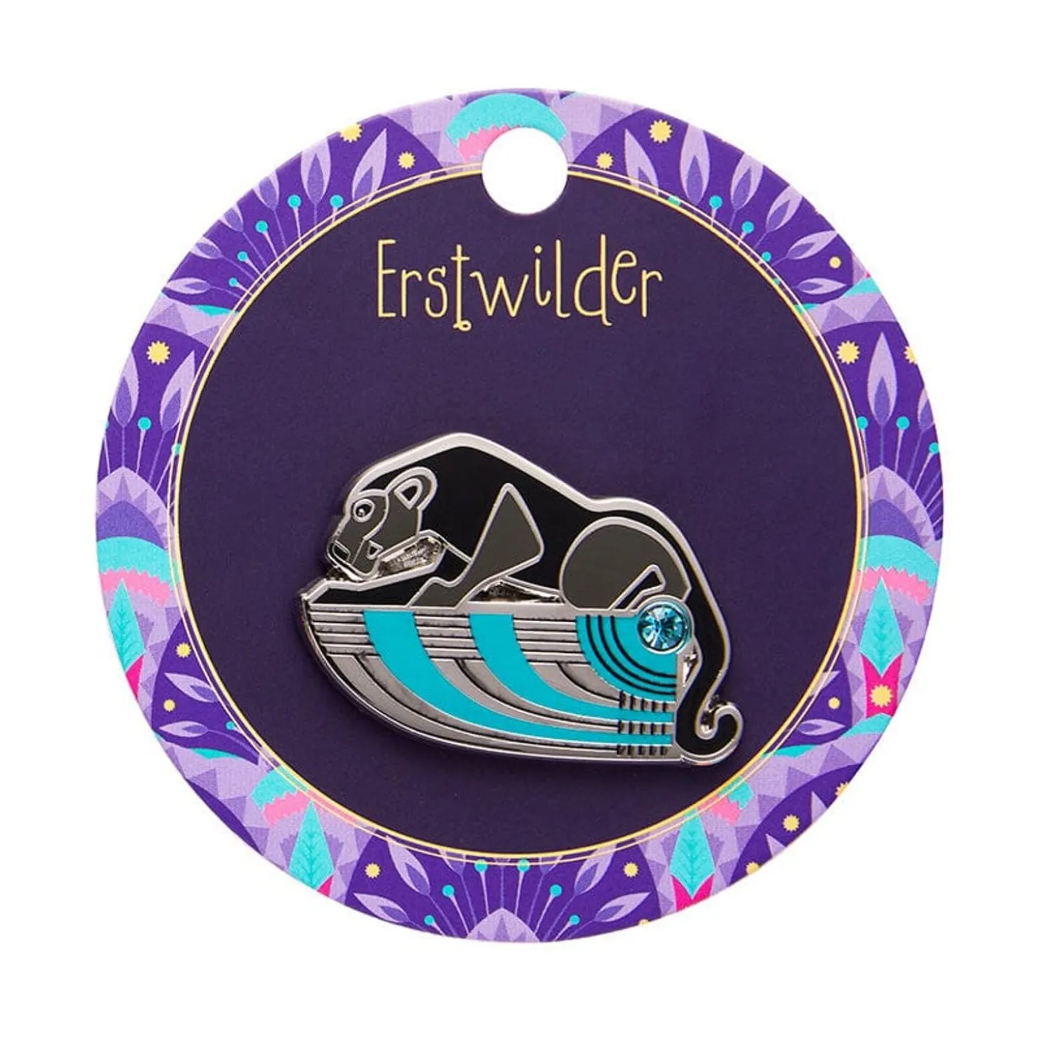 The Panther'S Embrace Enamel Pin
